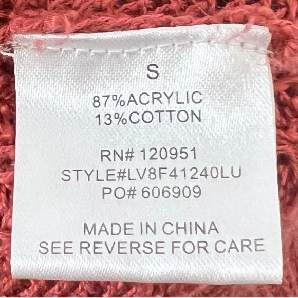 Nordstrom Olive & Oak Bell Sleeve Open Front Knit Longline Cardigan Size Medium - Picture 3 of 6